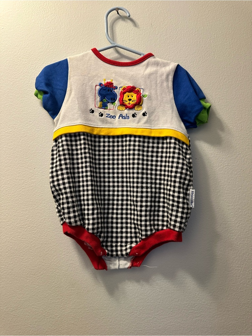 Healthtex Zoo Pals button One-Piece - Multicolor